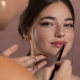 Set de pensule cosmetice în husă 24 bucăți negru ISO 8573