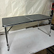 Aga Masă de camping pliabilă 120x60x54/60/70 cm Gri