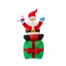 Aga Moș Crăciun LED Gonflabil 185 cm