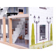 Vilă din lemn pentru păpuși în stil Boho cu lumini LED ZA4131