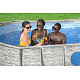 BESTWAY Power Steel Swim Vista piscină cu fereastră 427x250x100 14x8FT 7in1