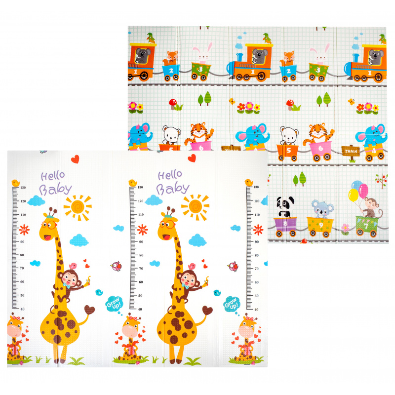 Aga4Kids Covoraș pliabil din spumă pentru copii 200x180 cm MR133