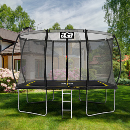 Aga Trambulină dreptunghiulară 244x335 cm Negru/Galben - CALITATEA a II-a