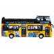 Autobuz metalic etajat ZA2094 - galben
