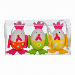 Puișori de agățat 3 culori de Paște