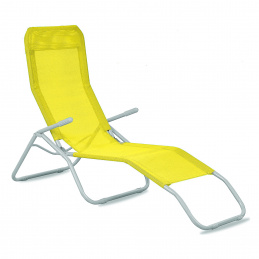 Șezlong de grădină Aga SIESTA Verde deschis