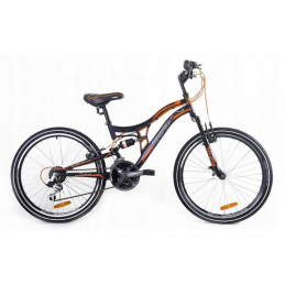 Goetze Adventure Bicicletă montană pentru bărbați 26" Negru - Portocaliu