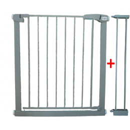 POARTĂ DE SIGURANȚĂ S1 GRI pentru scări, uși 79-94 cm de protecție cu presiune