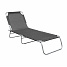 Linder Exclusiv Șezlong de grădină reglabil Gri