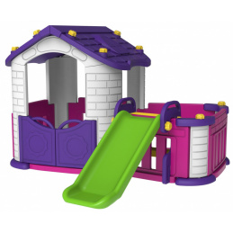 Casă Mare Cu Vestibul 5în1 Violet