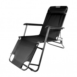 Aga Scaun de grădină Negru 2DAZ604 - II. CALITATE