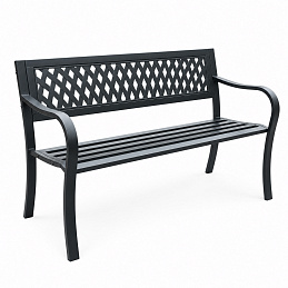 Bancă de grădină Aga din metal 125x53 x77 cm