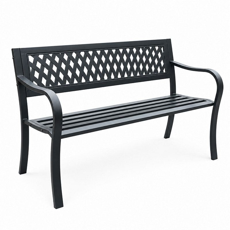 Bancă de grădină Aga din metal 125x53 x77 cm