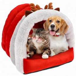 Pat pentru animale de companie de Crăciun 40x40 Pat pentru animale de companie de Crăciun 40x40