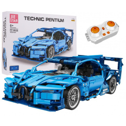 Set de Cărămizi Mașinuță 523 buc. Albastru