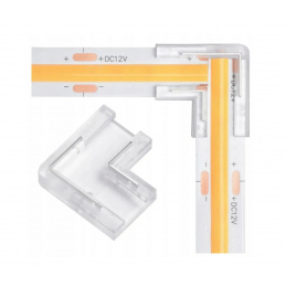 Conector în formă de L pentru benzi LED de 8mm 2 PIN