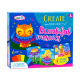 Autocolant creativ mozaic din spumă BUFNIȚĂ ZA2127