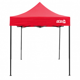 Aga Stand de vânzare fără pereți laterali 2x2 m Roșu deschis