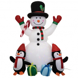 OM DE ZĂPADĂ gonflabil LUMINOS MARE pompat LED 180cm OM DE ZĂPADĂ gonflabil LUMINOS MARE pompat LED 180cm