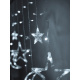 Aga LED Perdea Luminoasă Stele și Lună 2,5 m 138 LED Alb Rece