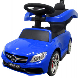 Împingător Mercedes AMG c63 ALBASTRU Mașinuță, muzică