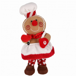 Elf de Crăciun care cântă și dansează fetiță