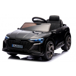 AUDI SQ8 NEGRU Mașină pe acumulator EVA Piele pilot Acumulator litiu-ion