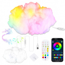 Aga Nor de furtună cu iluminare LED RGB