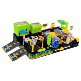 Spălătorie auto pentru copii 3+ Asamblare independentă + 2 Mașini + Elemente mobile