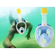 Masca de snorkeling cu față întreagă Aga L/XL albastră