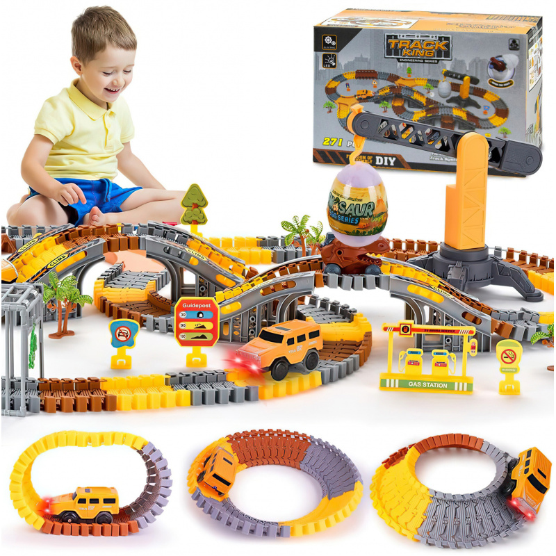 Aga4Kids Pista variabilă Dino 271 bucăți