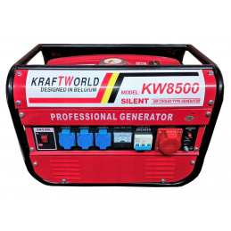 KraftWorld Generator pe benzin trifazat KW-8500 2 kW