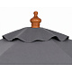 Linder Exclusiv Umbrelă de grădină cu structură din lemn 250 cm Gri închis