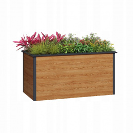 Pat de grădină înălțat 77x150x75 cm