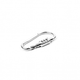 Carabină Aga cu încuietoare cu cod 9x4,8 cm Argintie Carabină Aga cu încuietoare cu cod 9x4,8 cm Argintie