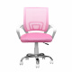 Scaun de birou Aga MR2081 Alb - Roz.