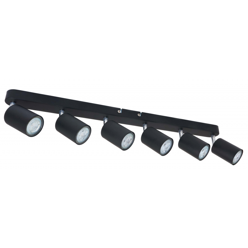 Plafonieră LED VIKI 6x GU10 negru