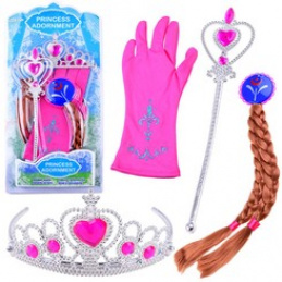 Set prințesă din basm Coroană Păr ZA3967 universal
