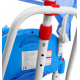 tricicletă pentru copii Elephant Blue + sunete + copertină + barieră + suport pentru picioare + mâner + schiuri + spațiu de depozitare