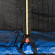 Aga SPORT PRO Trambulină 500 cm Albastră + plasă de protecție + scară + buzunar pentru încălțăminte