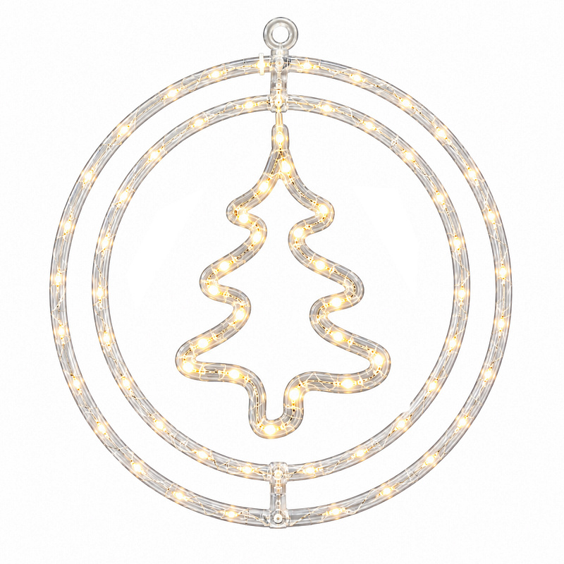 Aga Decorațiune LED de Crăciun brăduț 30 cm 48 LED Alb cald