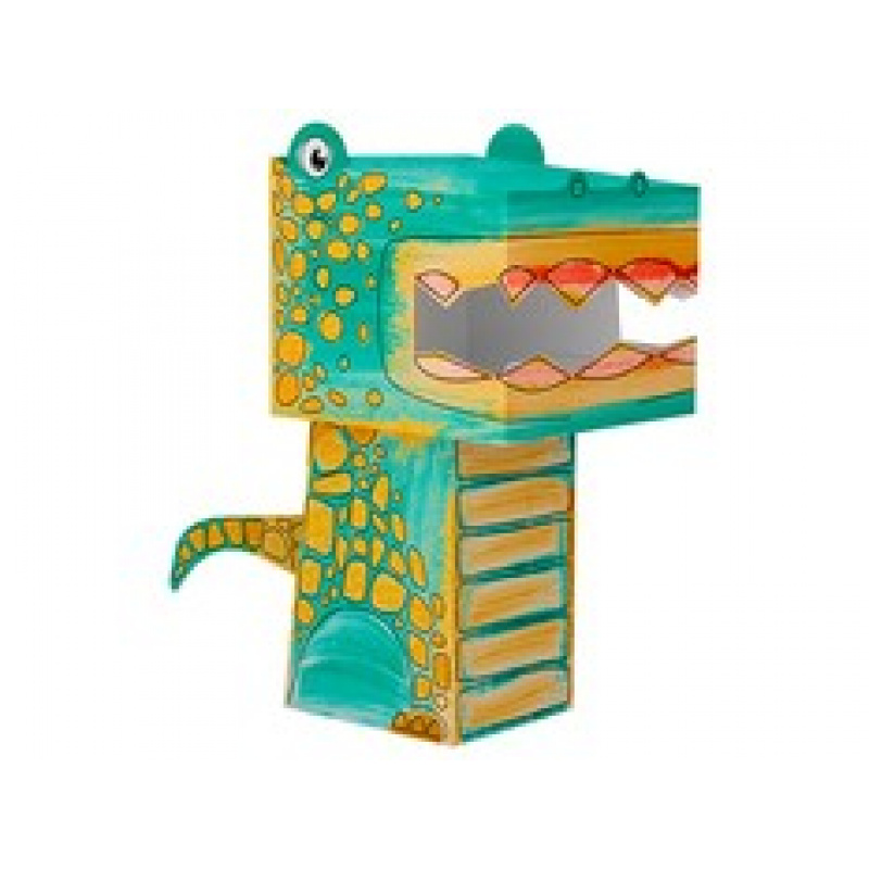 MONUMI 3D Carte de colorat Tyrannosaurus 3+