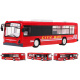 Autobuz urban pentru copii 6+ Telecomandat roșu 1:20 Părți mobile + sunete Lumini