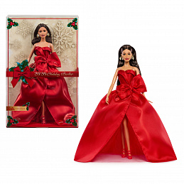 Barbie Signature Păpușă de Crăciun brunetă 2026 JJX67
