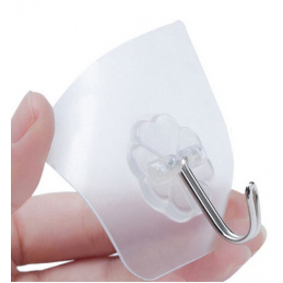 Aga Cârlig autoadeziv din plastic 10 buc.