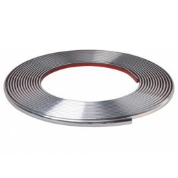 Aga Bandă decorativă auto cromată autoadezivă 15 mm x 15 m