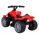 ATV Little Monster pe baterii pentru copii mici Roșu cu motor de 25W
