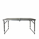 Aga Masă de camping pliabilă 120x60x54/60/70 cm Gri