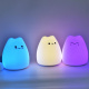 Aga Lumină de noapte tactilă Little Cat - LED din silicon