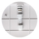 Plafonieră LED neagră TOR-202C - IP65 - 20W - alb neutru